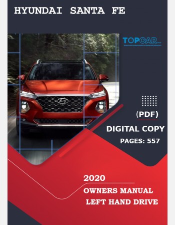 hyundai santa fe 2020 owners manual